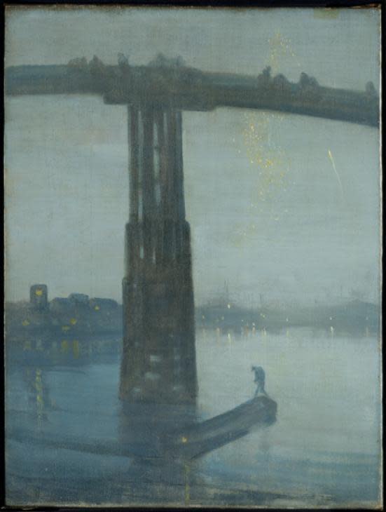 Nocturne: Blue and Gold - Old Battersea Bridge, James Abbott McNeill Whistler (1875) (Tate)