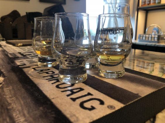 Drink up: malted barley, Islay water and time combine magically (Simon Calder)