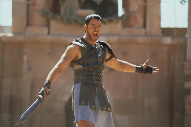 <p>Jaap Buitendijk/Dreamworks/Universal/Kobal/Shutterstock</p> Russell Crowe in 'Gladiator'.