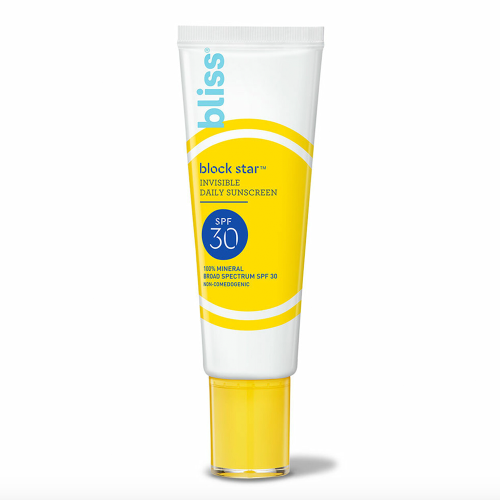 <p><a href="https://go.redirectingat.com?id=74968X1596630&url=https%3A%2F%2Fwww.blissworld.com%2Fcruelty-free-sunscreen-invisible-daily&sref=https%3A%2F%2Fwww.harpersbazaar.com%2Fbeauty%2Fskin-care%2Fg40544661%2Fbest-after-sun-products%2F" rel="nofollow noopener" target="_blank" data-ylk="slk:Shop Now;elm:context_link;itc:0;sec:content-canvas" class="link rapid-noclick-resp">Shop Now</a></p><p>Block Star</p><p>$25.00</p><p>blissworld.com</p><span class="copyright">Bliss</span>