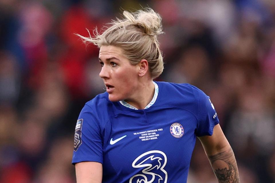 Key absentee: England defender Millie Bright remains on the sidelines for Chelsea (The FA via Getty Images)