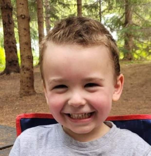 Jake Côté, 3, was abducted in Sainte-Paule, Que., about 630 kilometres northeast of Montreal, according to Quebec provincial police. (Submitted by Sûreté du Québec - image credit)