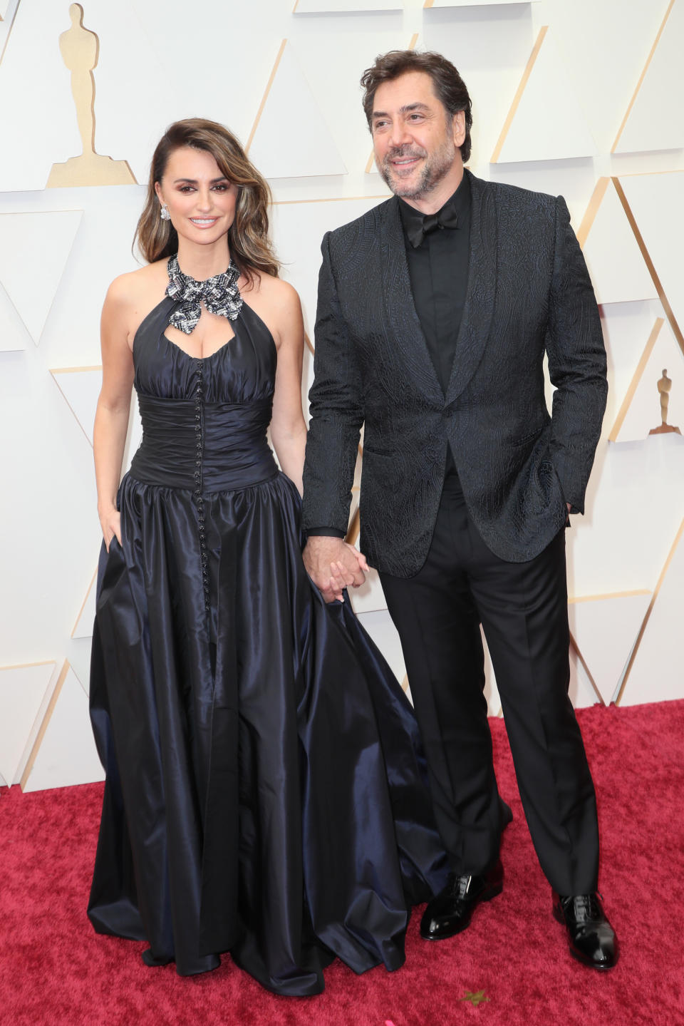 Penélope Cruz and Javier Bardem at the Oscars.