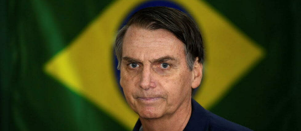 Jair Bolsonaro aborde la campagne pour le second tour de la présidentielle au Brésil avec confiance, après un score au premier tour largement supérieur à ce que les sondages prédisaient.  - Credit:MAURO PIMENTEL / AFP