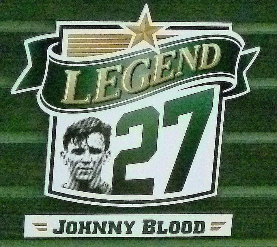 Johnny "Blood" McNally was inducted into the Pro Football Hall of Fame.