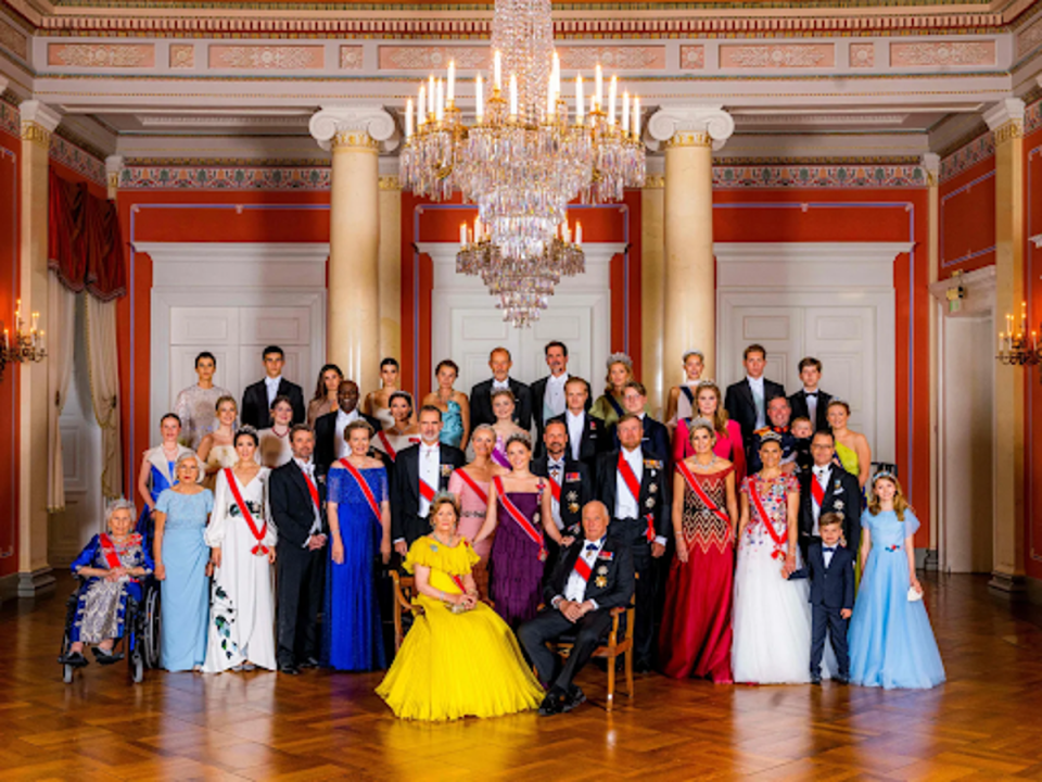 An array of foreign royals are expected to attend, many of whom are pictured for the birthday of Princess Ingrid of Norway (Getty Images)