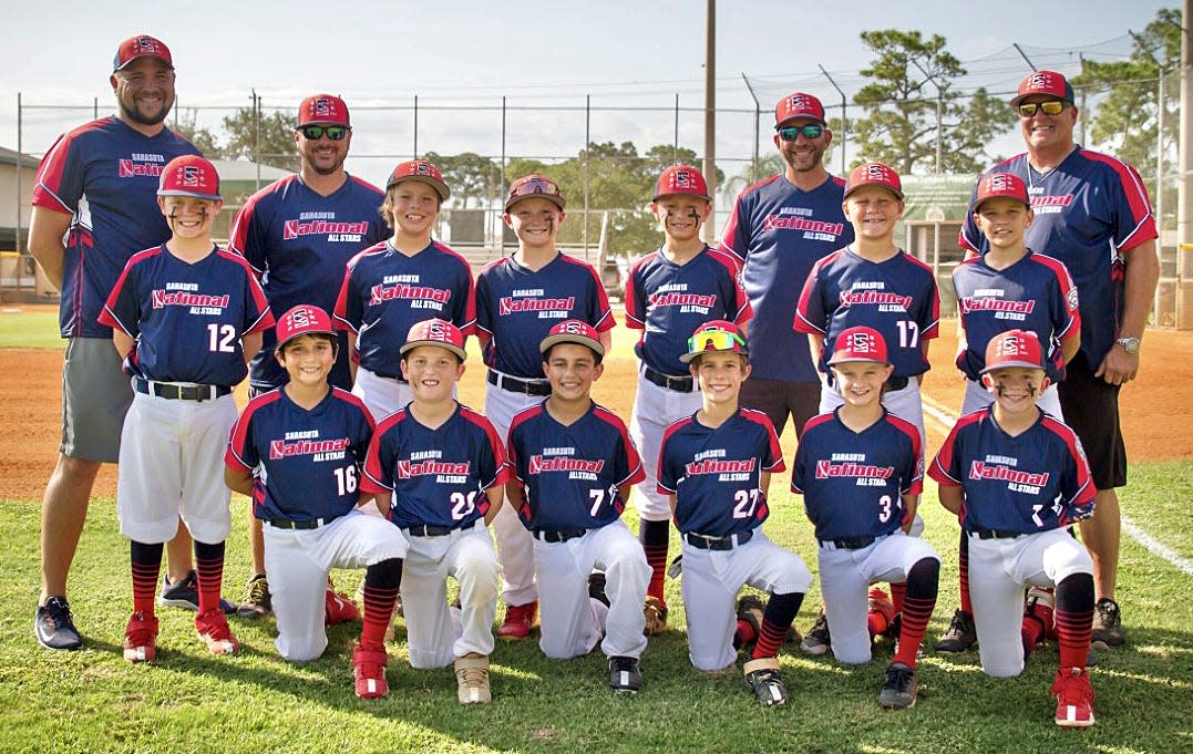 The Sarasota National Little League 8-9-10 team won the District 16 title. Members of the Sarasota National team include Nathanael Leet, Mason Elder, Shain Eicher, Damon Bell, Vaughn Hernandez, Jase Baldwin, Davis Snyder, Miles Wilkes, Judah Mayer, Ezra Meyzen, Ryan Frenz, Rylan Brogdon. The coaching staff includes Shain Eicher (manager) and coaches Danny Snider, Danny Bell and Craig Wilkes.