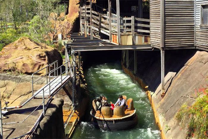 Dreamworld's Thunder River Rapids ride opened in 1986. Photo: Instagram