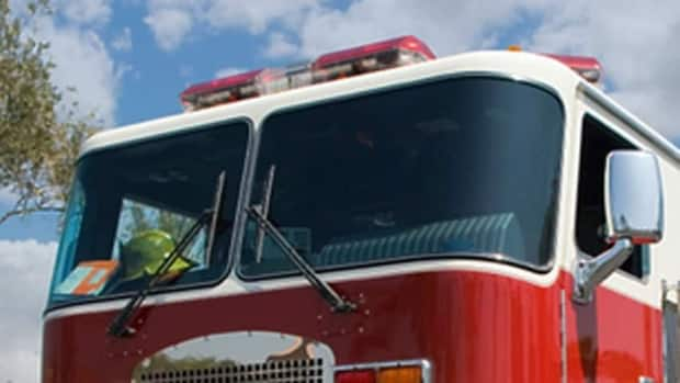 On overnight fire near River John, N.S., destroyed a barn. (CBC - image credit)