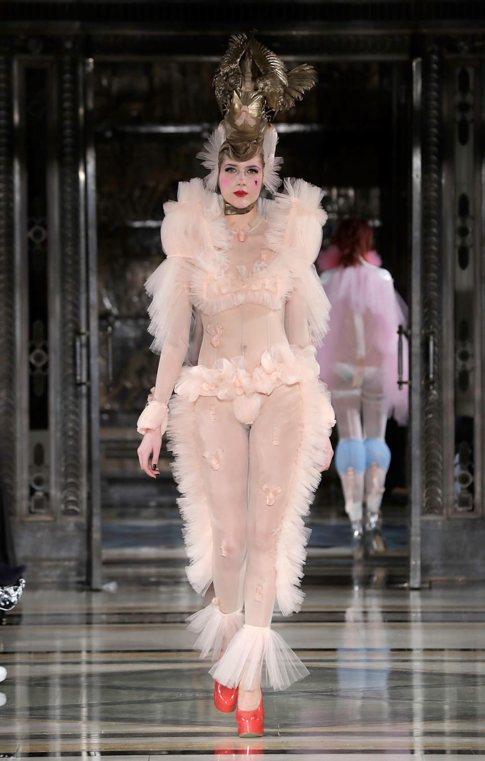 Pam Hogg's show in London was all sorts of frilly.&nbsp;