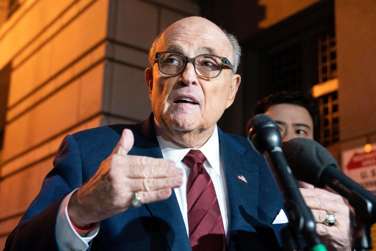 Radio station suspends Rudy Giuliani, cancels his talk show following his comments on the 2020 election