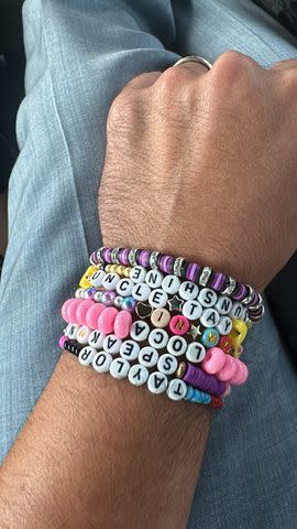 <p>Taylor Lautner/Instagram</p> Taylor Lautner's friendship bracelets