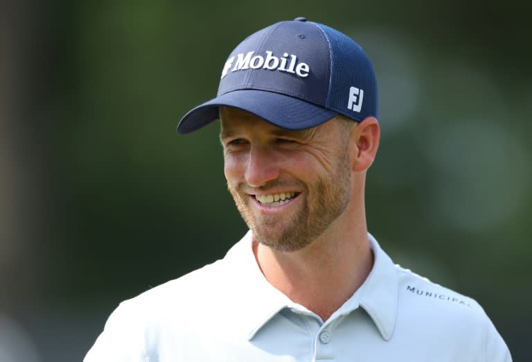 Defending champion Wyndham Clark plays the pro-am prior to the US PGA Tour Wells Fargo Championship at Quail Hollow (Andrew Redington)