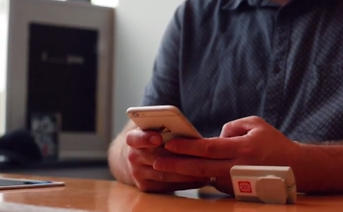 Customers using their smart phones to place their order, allowing them to drive-through and pick up their breakfast without a word.