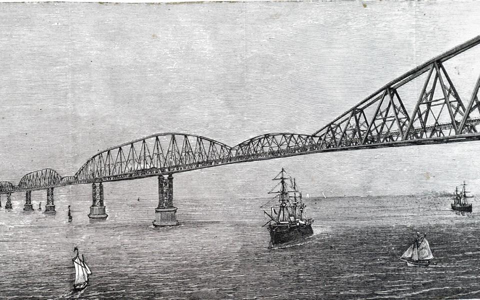 An 1889 proposal for a bridge across the English Channel