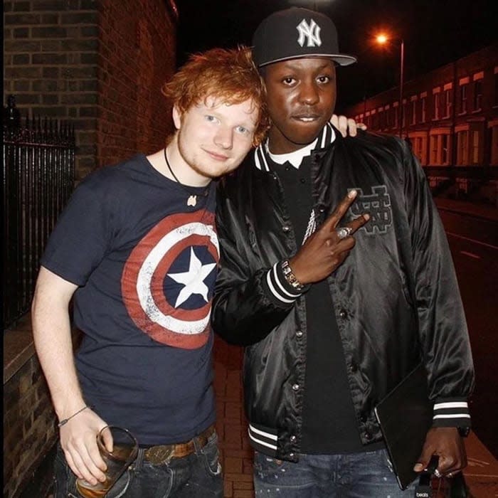Ed Sheeran y su amigo  Jamal Edwards