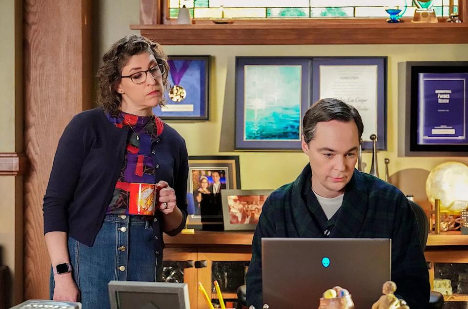 amy and sheldon in young sheldon