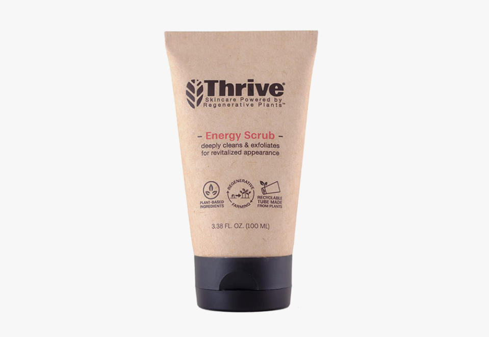 Thrive Face Scrub With Jojoba Beads and Coffee Grounds