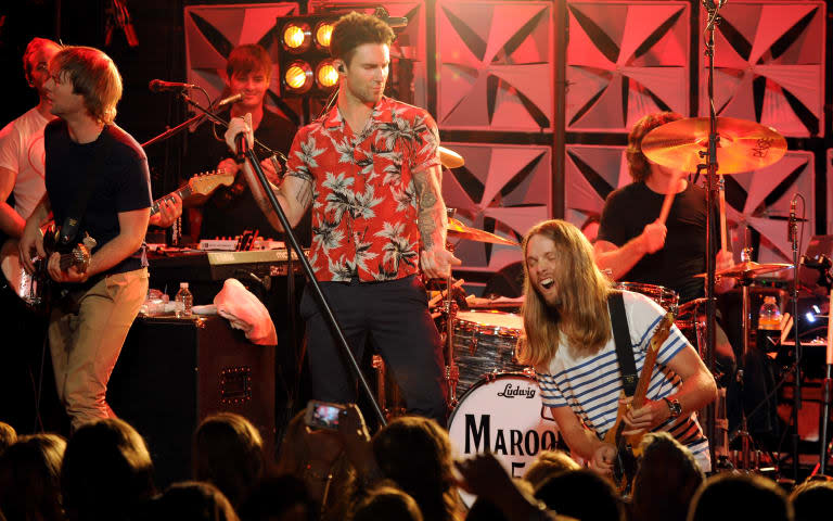 Maroon 5 Performs At The #AmexEveryDayLive Concert, Live Streamed From The Bowery Ballroom