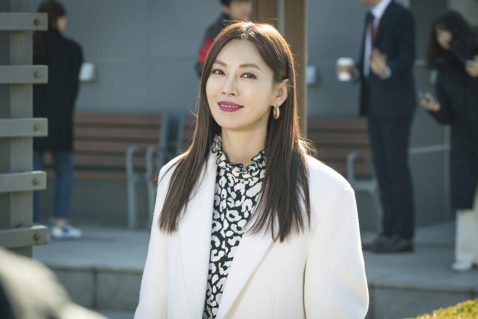 ▲金素妍在本劇中也是個為工作勇往直前的女強人。