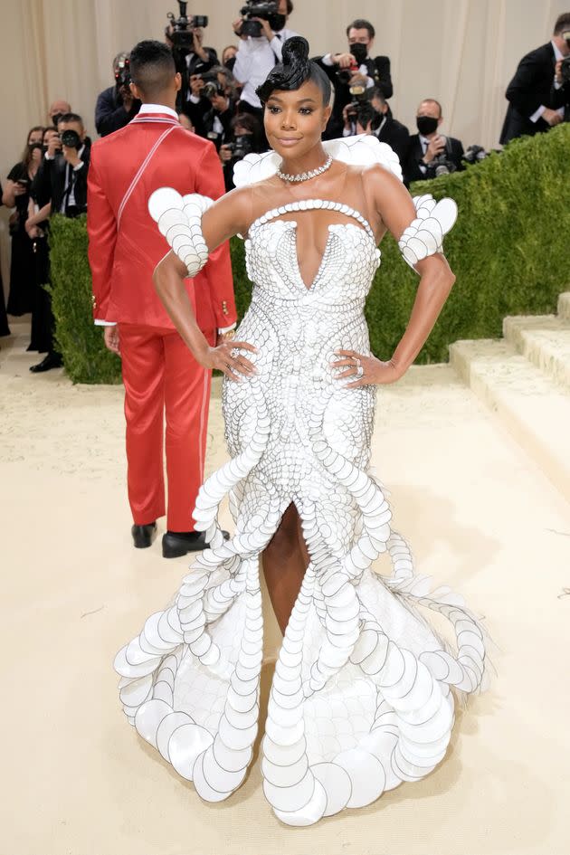 Gabrielle Union at the 2021 Met Gala at the Metropolitan Museum of Art on Sept. 13 in New York City. (Photo: Jeff Kravitz via Getty Images)