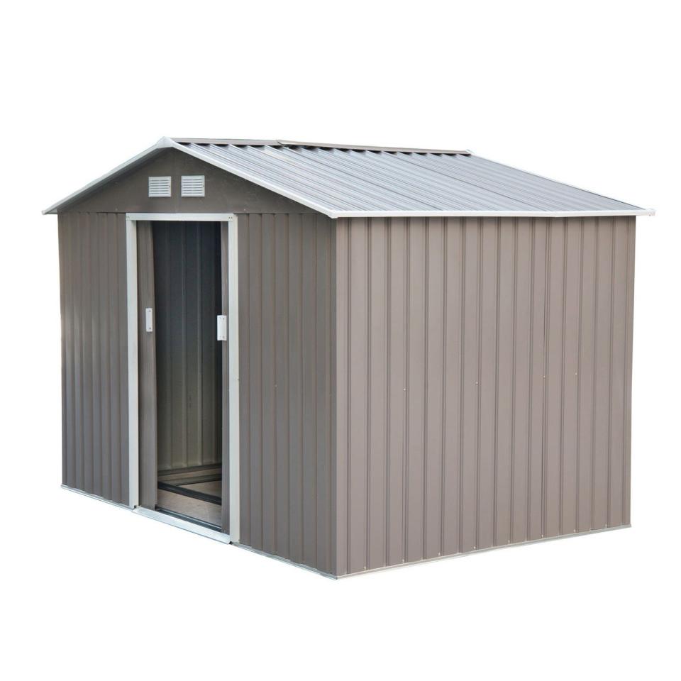 10) Outdoor Metal Garden Storage Shed