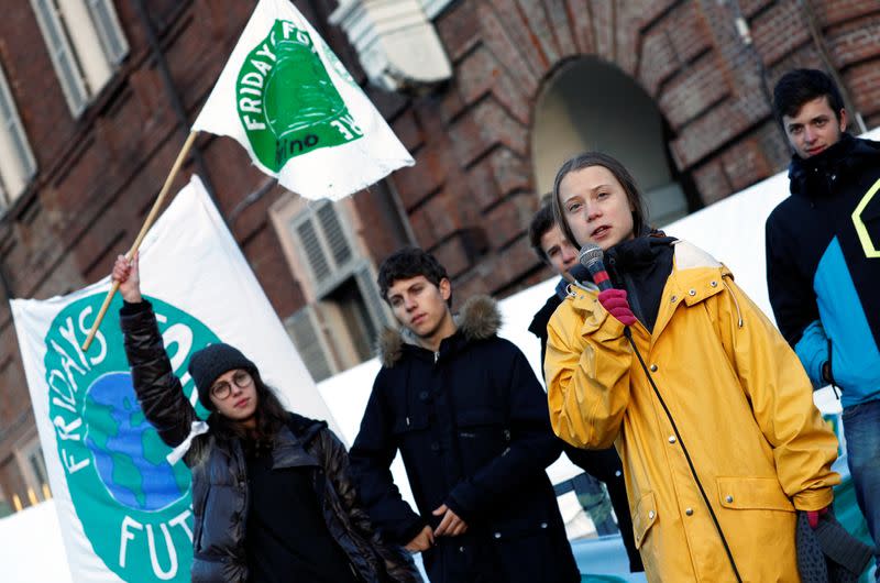 Fridays for Future protest in Turin