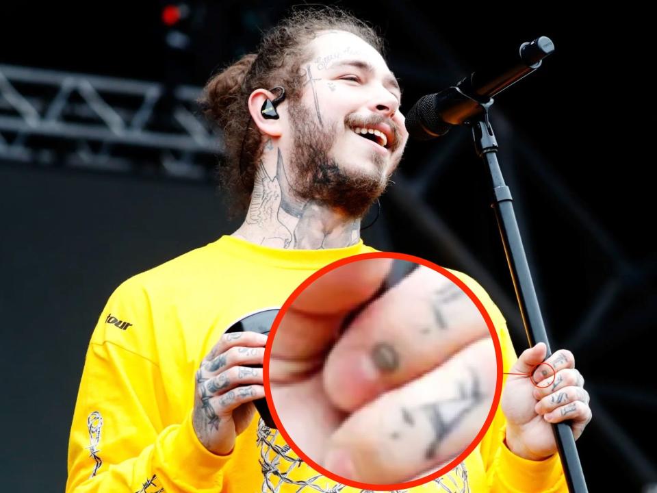 post malone tattoo