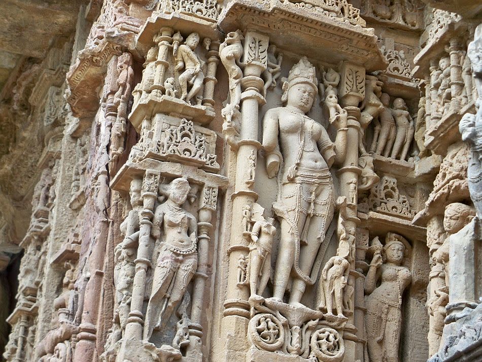 Goddess Parvati with dancing Shiva.