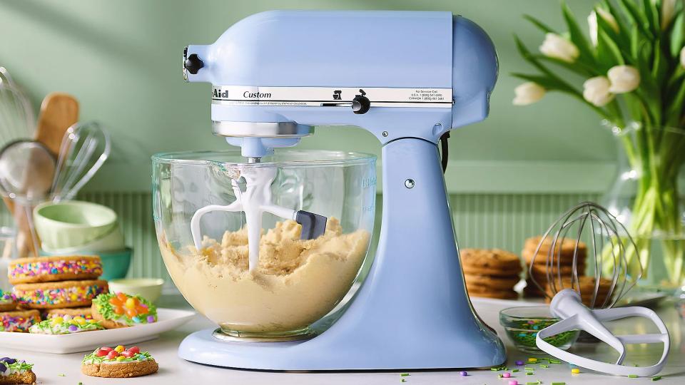 This KitchenAid stand mixer is a quality baking tool and QVC has it on sale today.