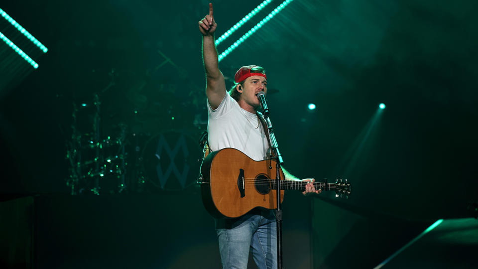 LOS ANGELES, CALIFORNIA - SEPTEMBER 25: Morgan Wallen performs onstage during Morgan Wallen's Dangerous Tour, Night 2 at Los Angeles' Crypto.com Arena on September 25, 2022 in Los Angeles, California. (Photo by John Shearer/Getty Images)