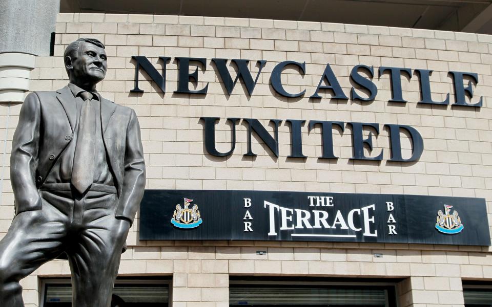 St James' Park and the statue of Wor Sir Bobby - Richard Sellers/PA Wire.