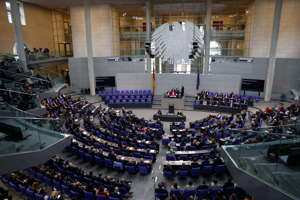 Der 20. Bundestag ist in Berlin zusammengetreten (Bild: AFP / Odd ANDERSEN)