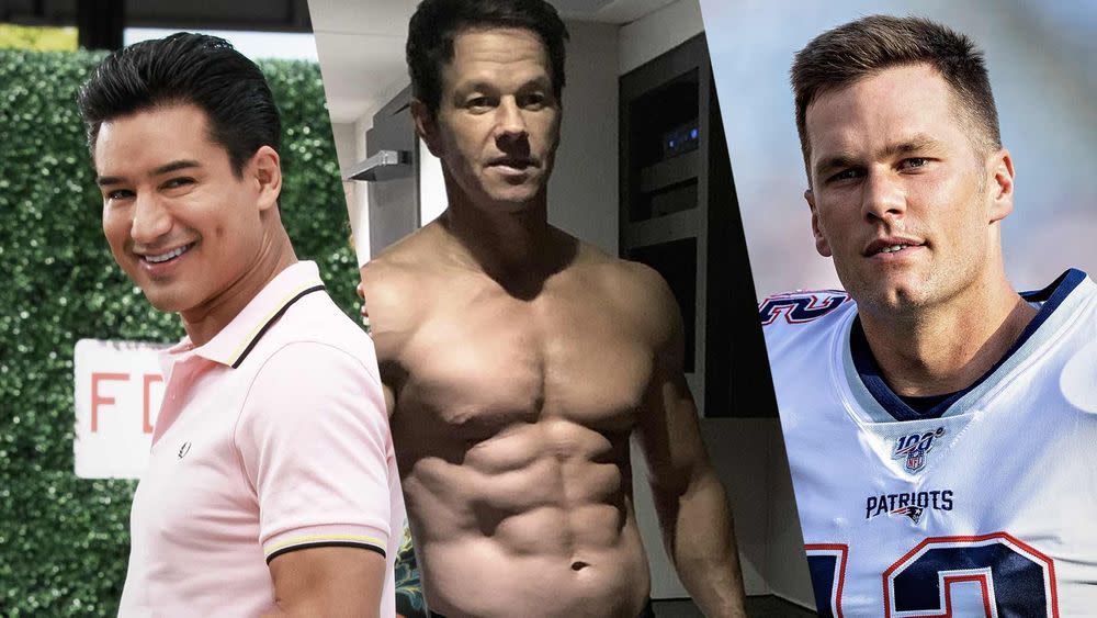 Even Tom Brady is impressed with Mark Wahlberg's latest shirtless photo