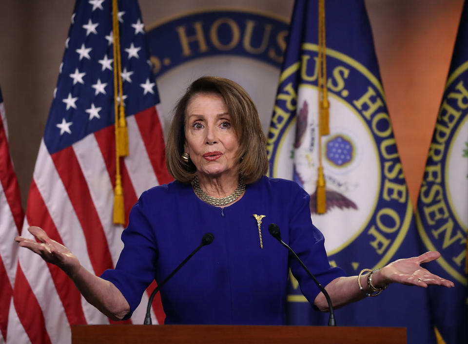 Speaker Nancy Pelosi (D-Calif.) appointed nine Democrats to the Select Committee on Climate Change on Feb. 7, 2019. (Photo: Mark Wilson via Getty Images)