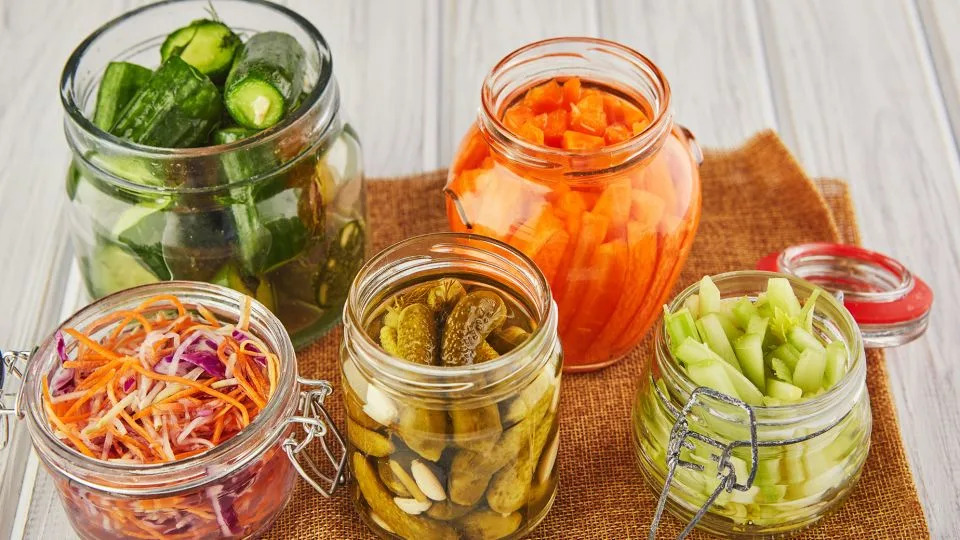 Fermentation has been a form of processing for centuries. Sauerkraut, carrots, cucumbers and celery are just a few of the foods that can be pickled. - Alexander Donin/iStockphoto/Getty Images