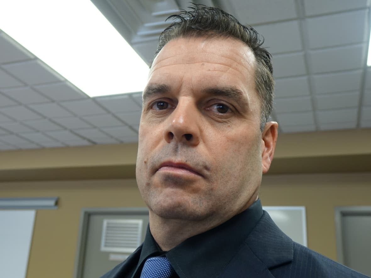 Supt. Mark Patterson, seen here in 2018, is facing three criminal charges after an investigation by the Ontario Provincial Police. (Kristy Nease/CBC - image credit)