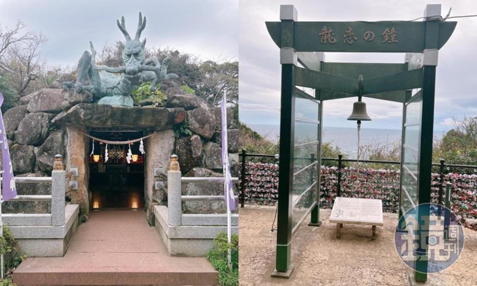 江島神社周邊還有龍宮、龍戀的鐘等景點。