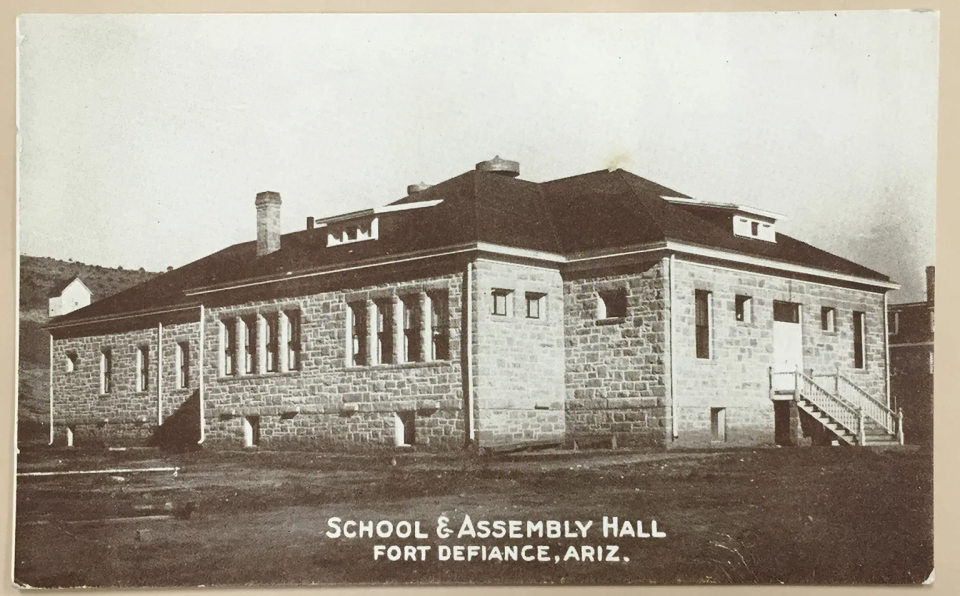 In the late 1960s and early ’70s, studies found that up to 35 percent of Native children were in Anglo foster homes, adoptive homes, or institutions — typically removed from their families without due process. Indigenous children were also forcibly placed in boarding schools, including one on the Navajo Nation that opened in 1883. Its stated goal: “To remove the Navajo child from the influence of his savage parents.”