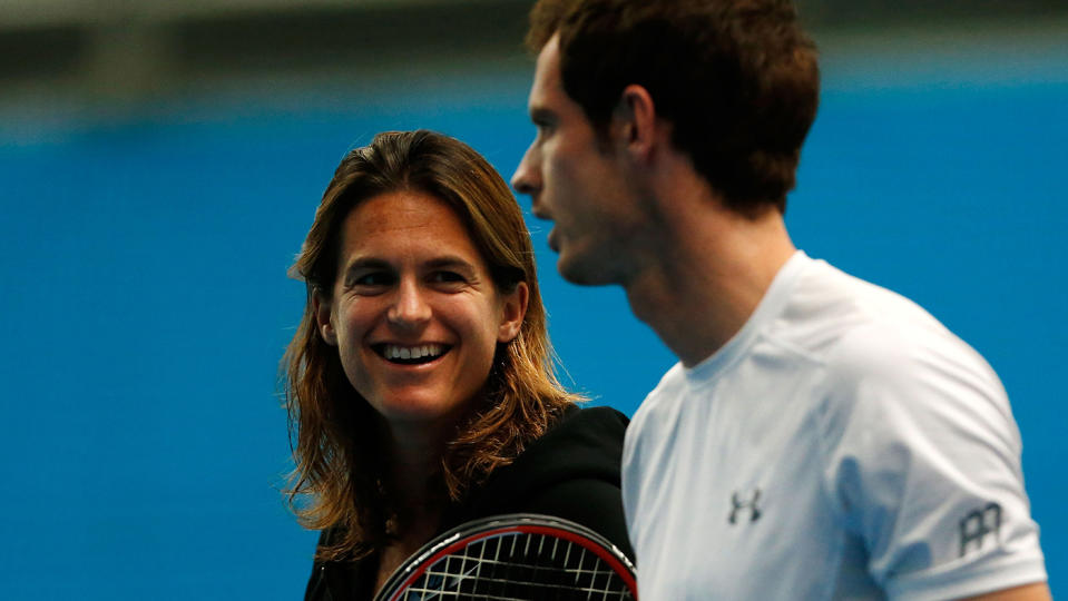 Andy Murray received a lot of criticism from fellow players when he appointed world champ Amélie Mauresmo as his coach (Image: Getty Images)