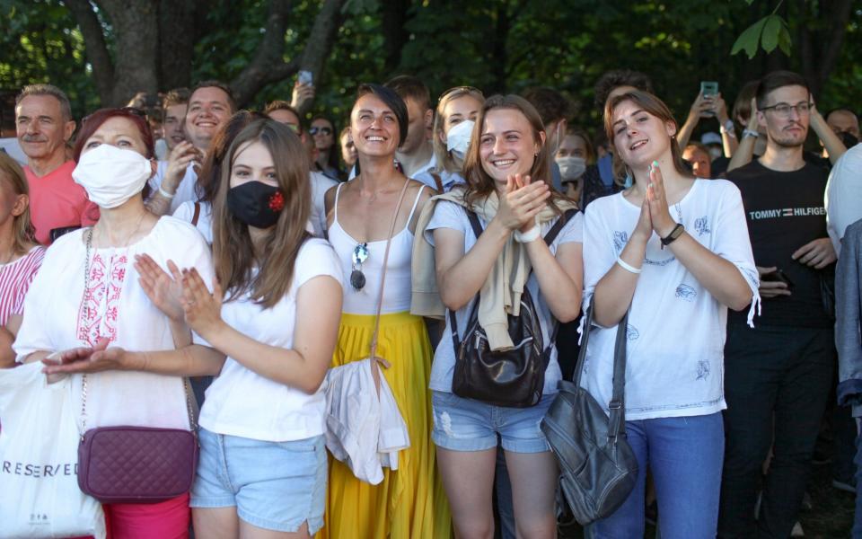 Attendees at a rally - Maxim S.