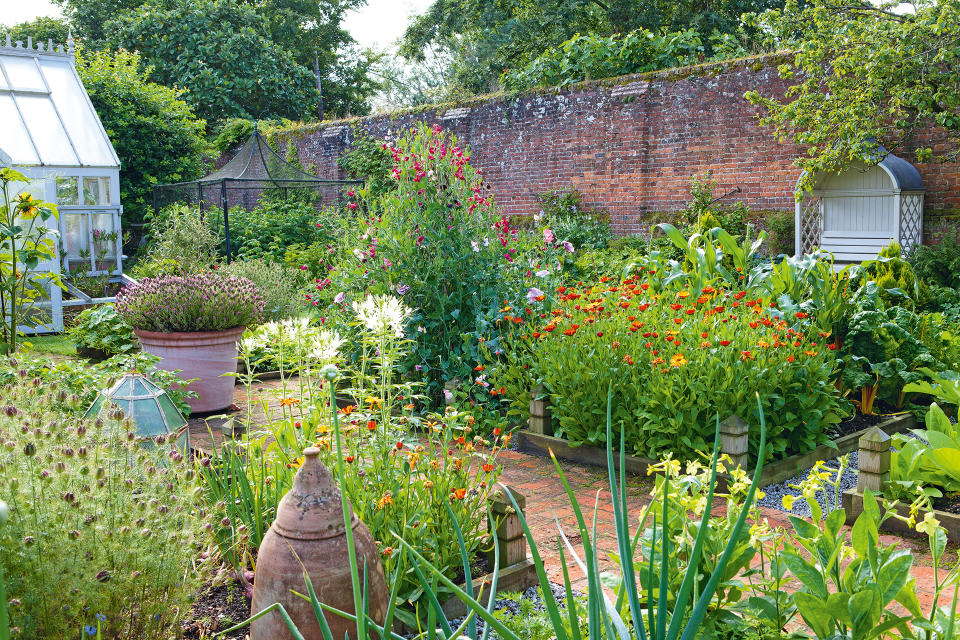 Use vegetable garden ideas to encourage wildlife