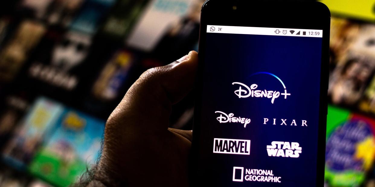 Disney Plus app and library