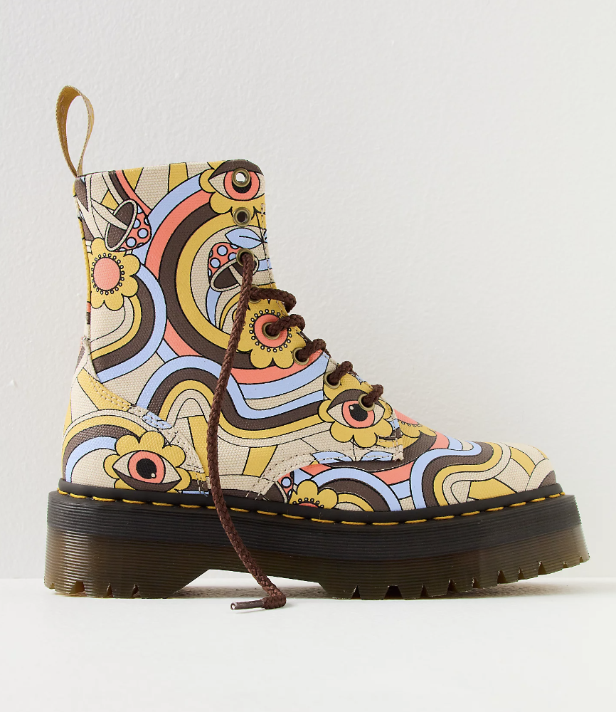 Dr. Martens Vegan Jadon II Lace-Up Boots (Photo via Free People)