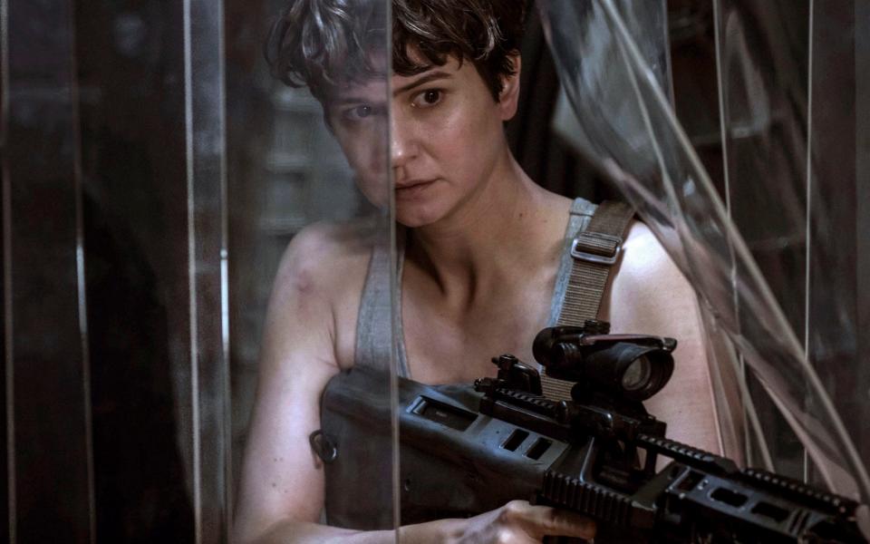 Katherine Waterston in a scene from Alien: Covenant - Credit: 20th Century Fox