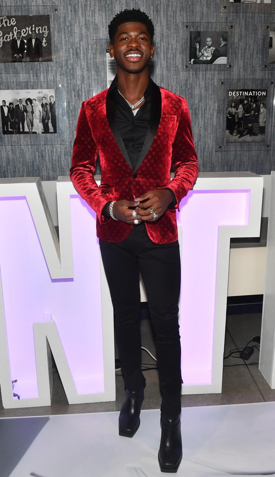 Lil Nas X attends BMI Presents A Night With Lil Nas X Awards Dinner at The Gathering Spot on October 20, 2021 in Atlanta, Georgia