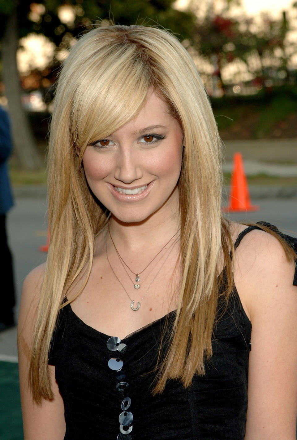 Ashley Tisdale poses at the Environmental Media Awards  on October 19, 2005