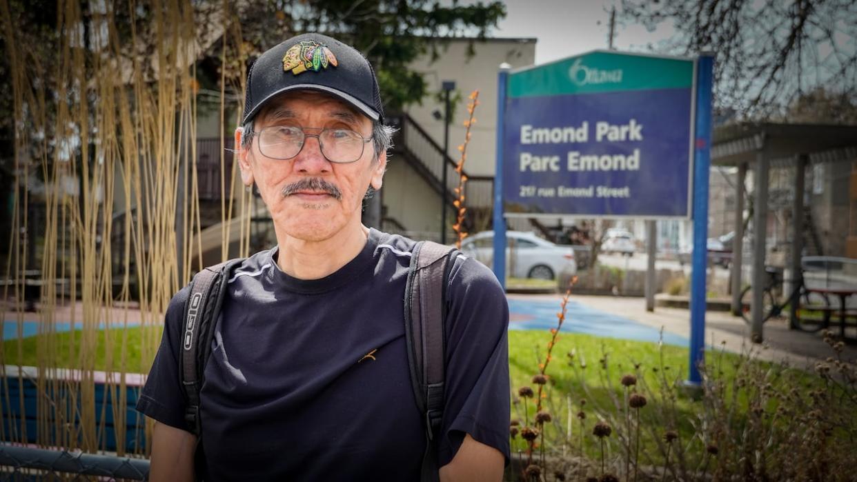 Tommy Papatsie hopes renaming Emond Park for his sister will keep her memory alive.  He says he's already spoken to other family members who also support the idea.  (Maxim Allain/Radio-Canada - image credit)