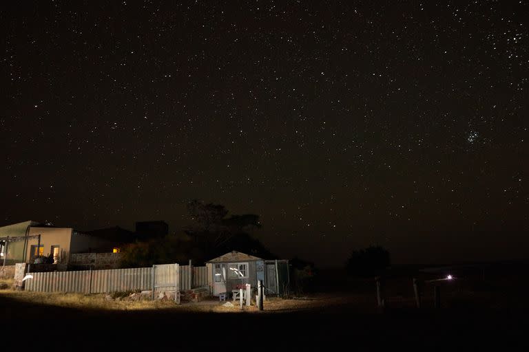 Por la noche se pueden ver cientos de estrellas en Cabo Raso
