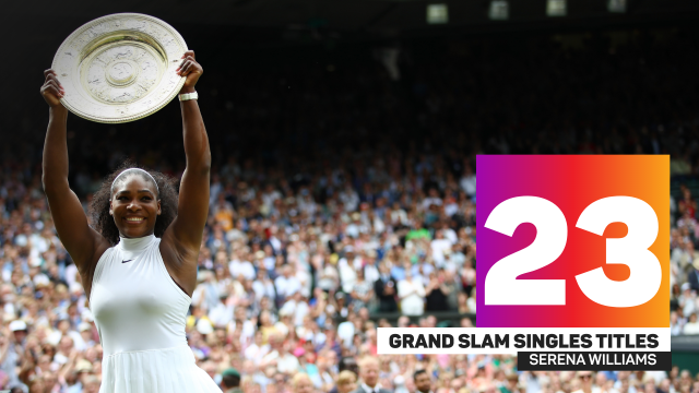 Serena Williams is one short of matching the grand slam record